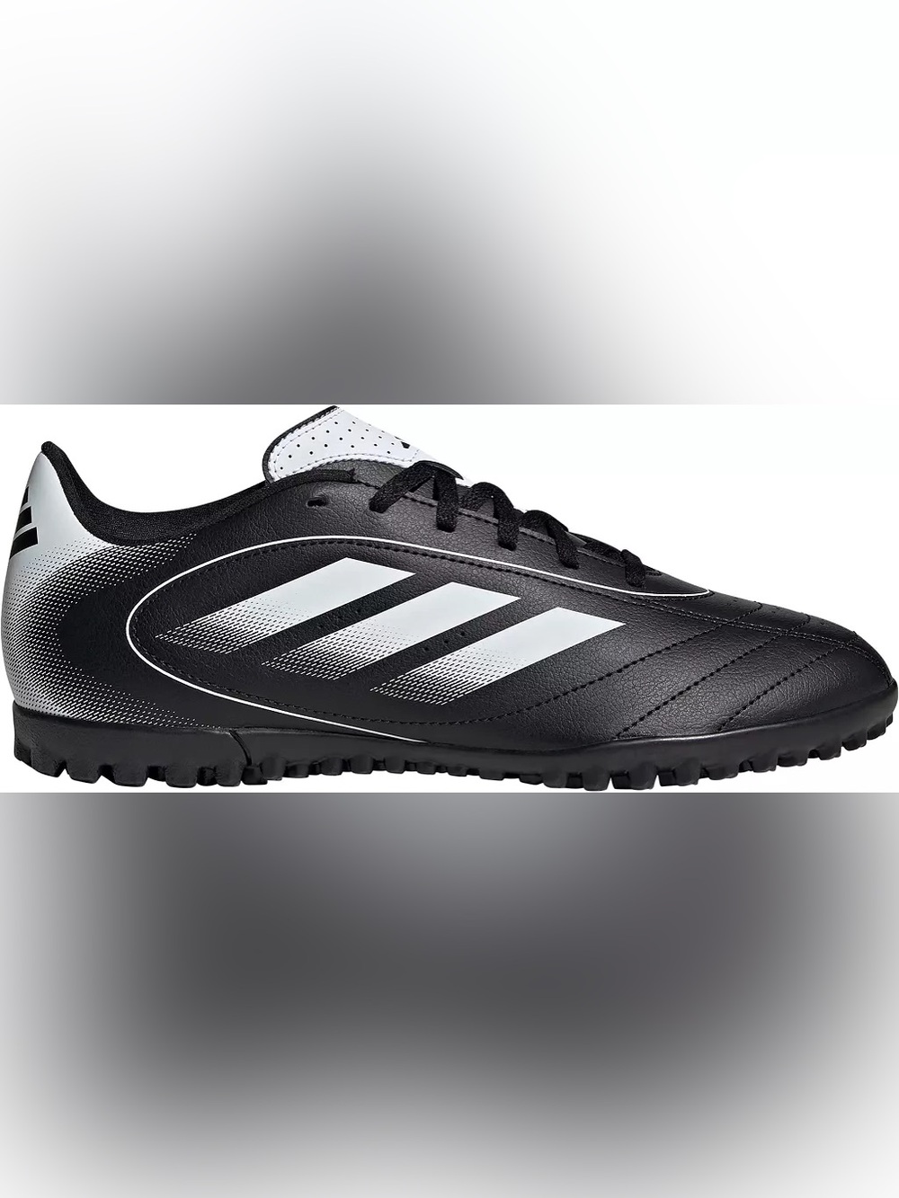 NWT Adidas Black and White Turf Soccer Shoes Sz 2